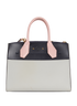 City Steamer MM, &pound;750, Handbags, Blue/Grey/Pink, Leather, Back view